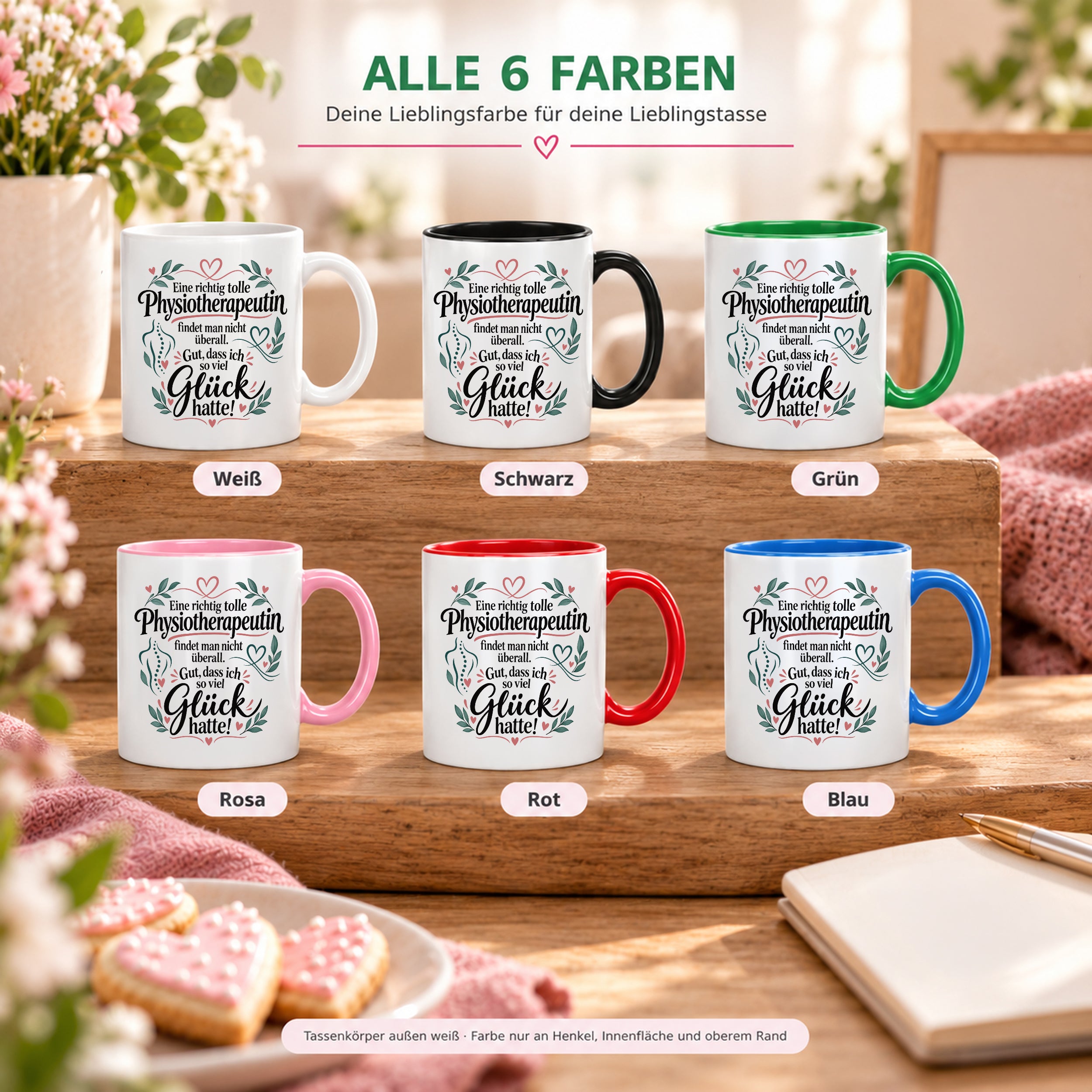 Tasse Physiotherapeutin Danke Geschenk beste Physiotherapeutin lustige Kaffeetasse Praxis Geburtstag Weihnachten 330 ml