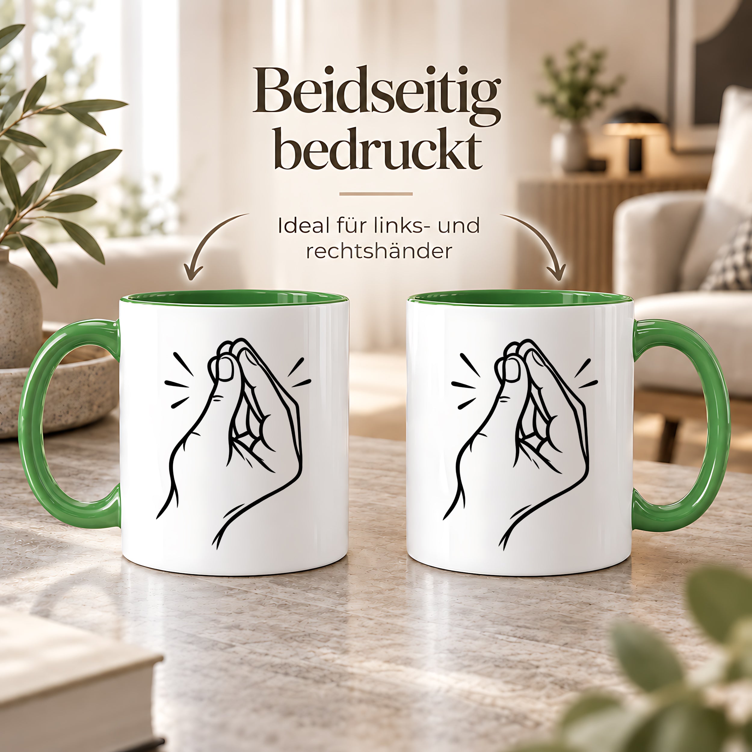 Italienische Geste Tasse 330 ml Italien Geschenk Keramiktasse Handzeichen lustig für Italien Fans Geburtstag Weihnachten
