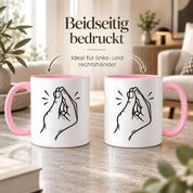 Italienische Geste Tasse 330 ml Italien Geschenk Keramiktasse Handzeichen lustig für Italien Fans Geburtstag Weihnachten