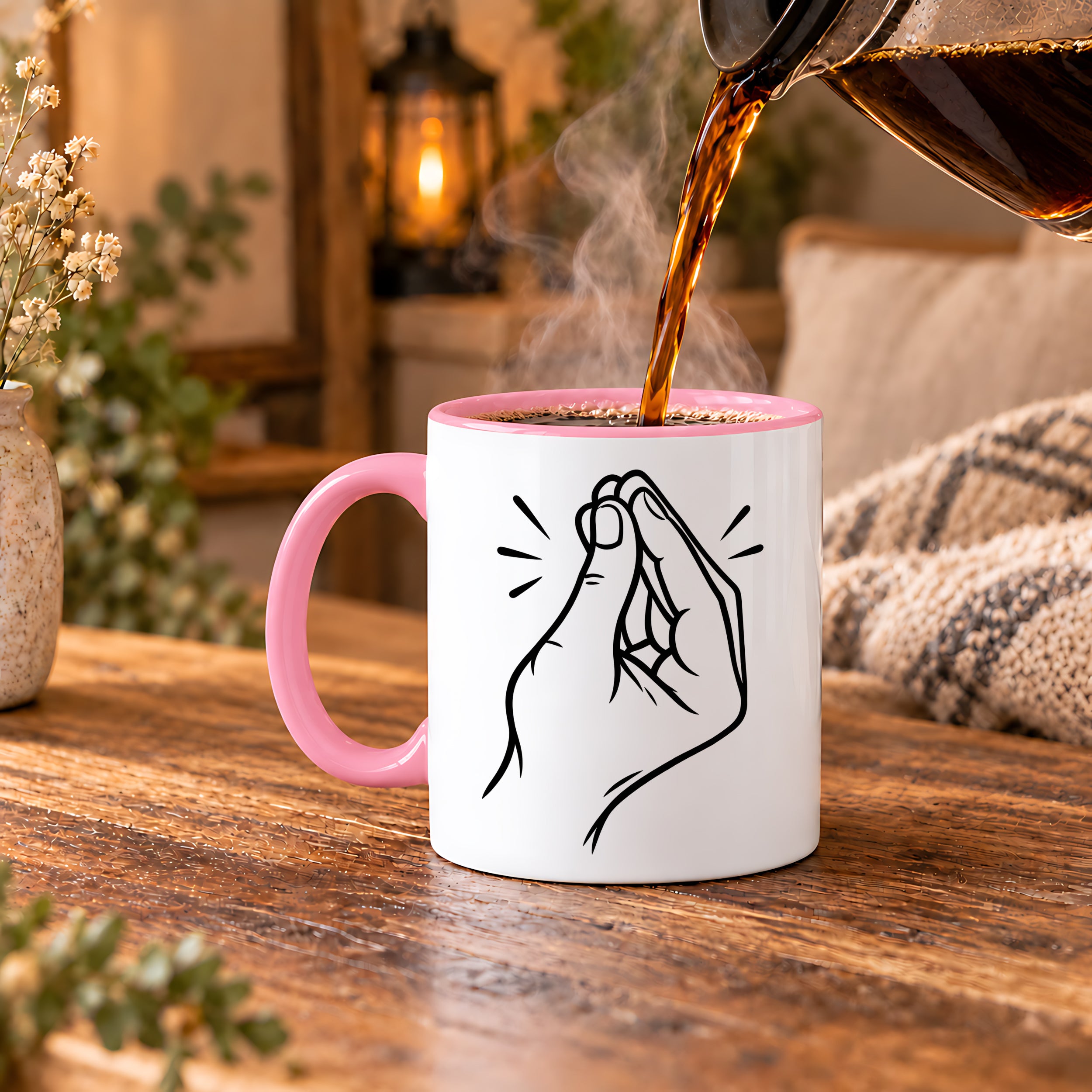 Italienische Geste Tasse 330 ml Italien Geschenk Keramiktasse Handzeichen lustig für Italien Fans Geburtstag Weihnachten