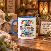 Tasse Erzieherin Geschenk fröhliches Kind wundervolle Erzieherin 330 ml Kindergärtnerin