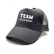 Trucker Cap in Mesh Optik - Team Glühwein - Farbwahl | Unisex | OneSize durch verstellbaren Klipp-Verschluss