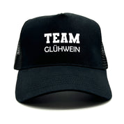 Trucker Cap in Mesh Optik - Team Glühwein - Farbwahl | Unisex | OneSize durch verstellbaren Klipp-Verschluss