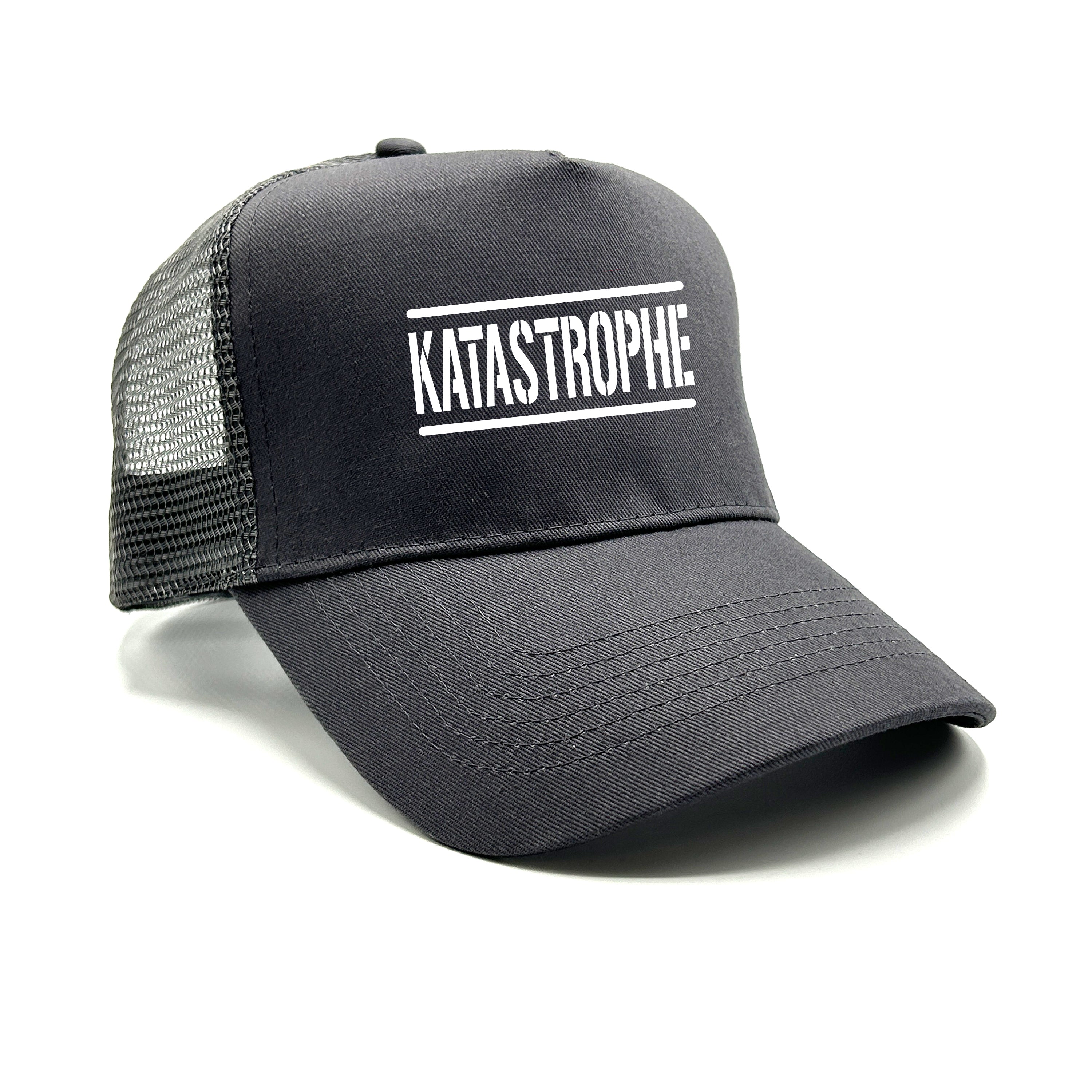 Trucker Cap in Mesh Optik - KATASTROPHE - Farbwahl | Unisex | OneSize durch verstellbaren Klipp-Verschluss