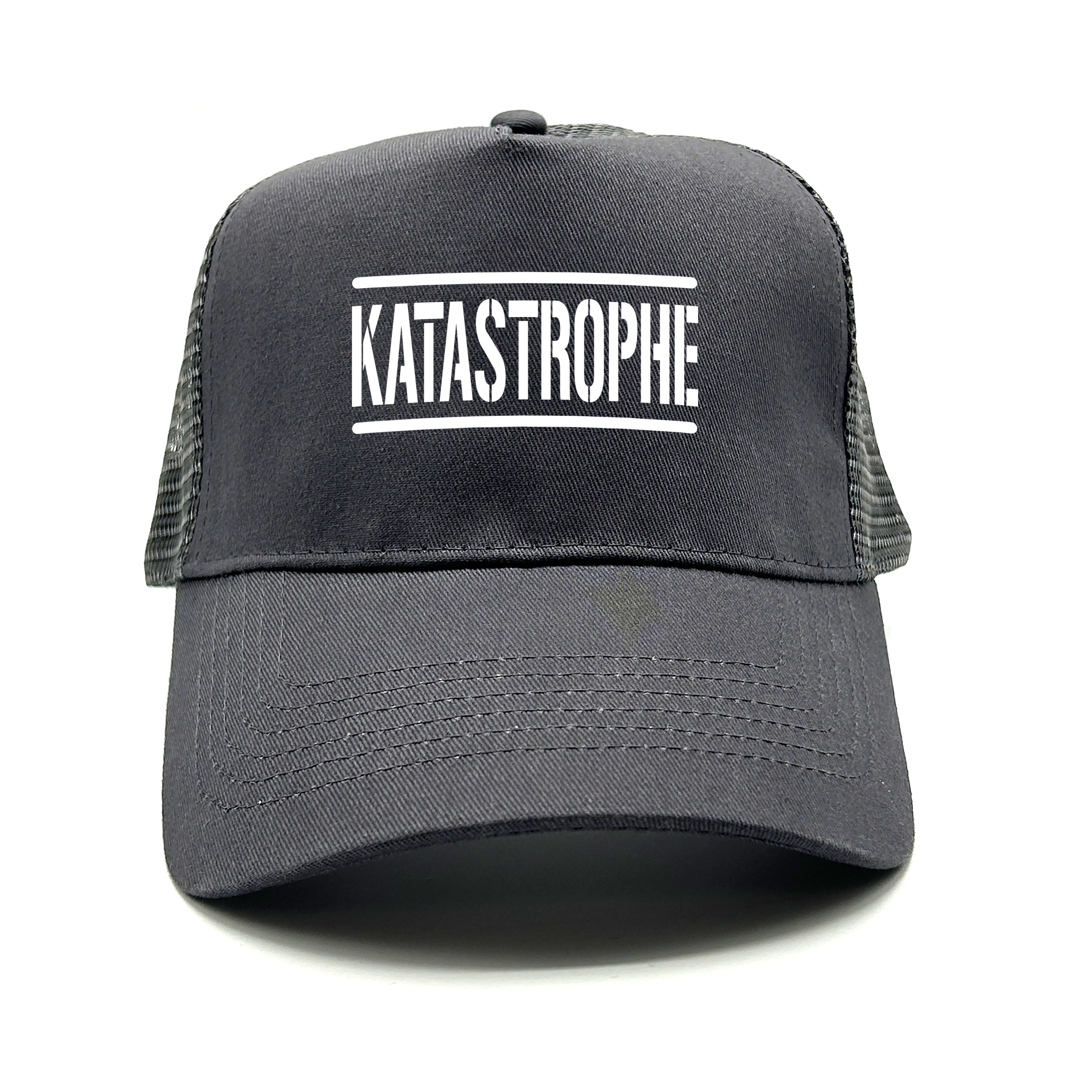 Trucker Cap in Mesh Optik - KATASTROPHE - Farbwahl | Unisex | OneSize durch verstellbaren Klipp-Verschluss