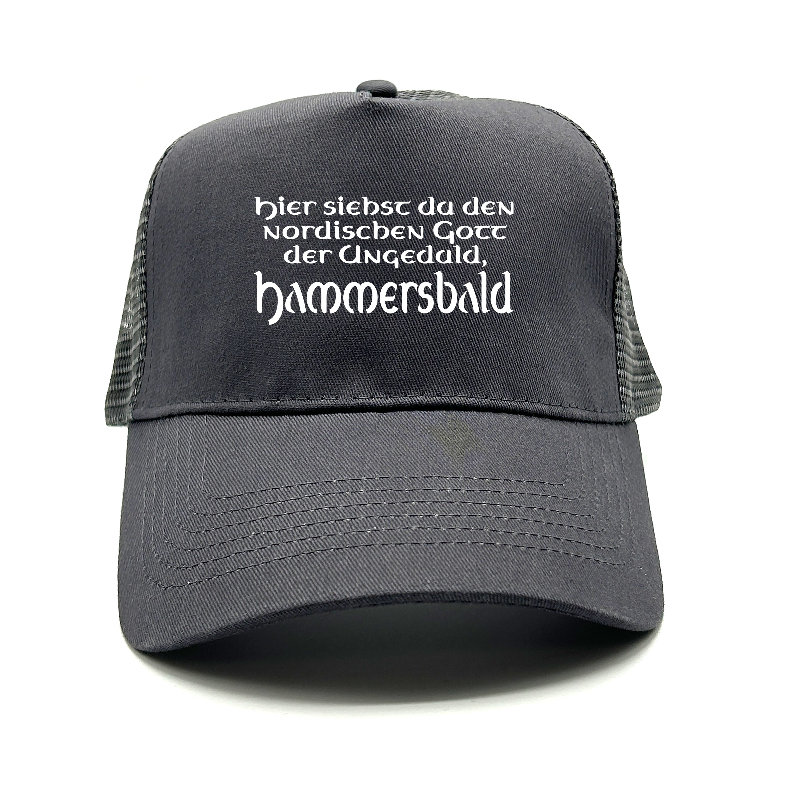 Trucker Cap in Mesh Optik - Hammersbald - Farbwahl | Unisex | OneSize durch verstellbaren Klipp-Verschluss