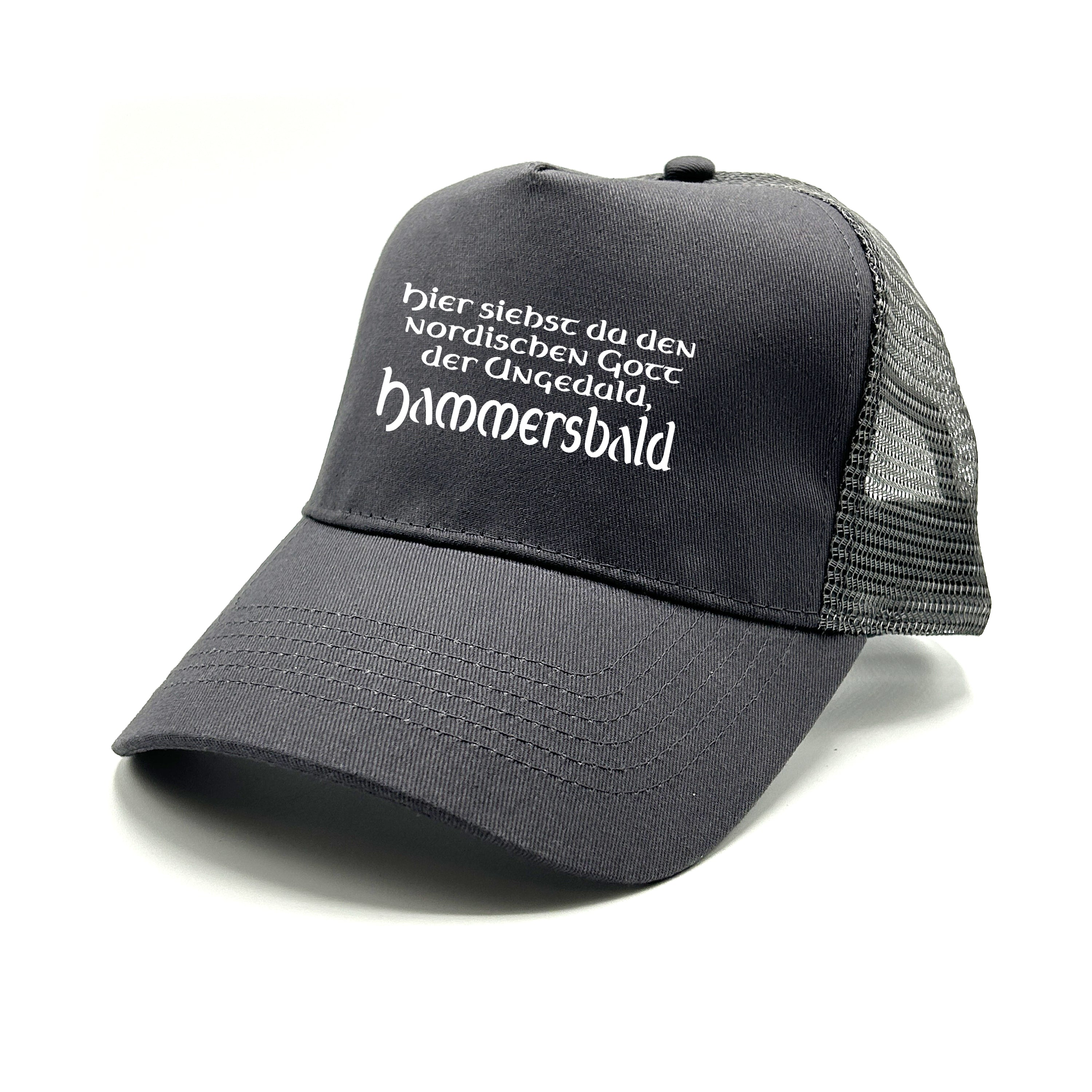 Trucker Cap in Mesh Optik - Hammersbald - Farbwahl | Unisex | OneSize durch verstellbaren Klipp-Verschluss