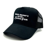 Trucker Cap in Mesh Optik - Mir reicht´s ich geh Saufen - Farbwahl | Unisex | OneSize durch verstellbaren Klipp-Verschluss