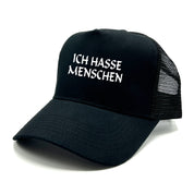 Trucker Cap in Mesh Optik - Ich hasse Menschen - Farbwahl | Unisex | OneSize durch verstellbaren Klipp-Verschluss