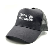 Trucker Cap in Mesh Optik - Geiler Typ mit Glatze - Farbwahl | Unisex | OneSize durch verstellbaren Klipp-Verschluss