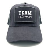 Trucker Mesh Cap mit Patch - Team Glühwein - Farbwahl | Unisex | OneSize durch verstellbaren Klipp-Verschluss