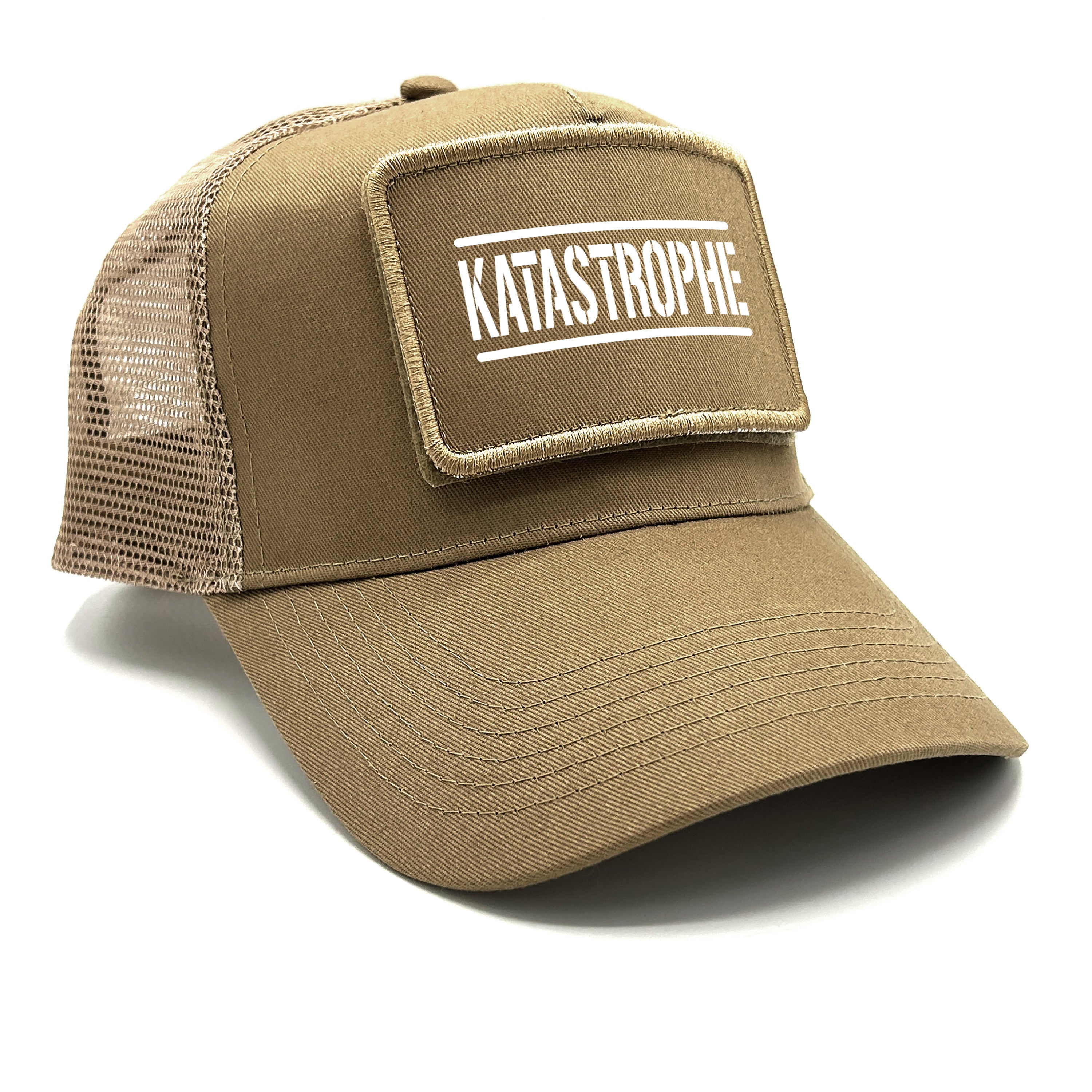 Trucker Mesh Cap mit Patch - KATASTROPHE - Farbwahl | Unisex | OneSize durch verstellbaren Klipp-Verschluss