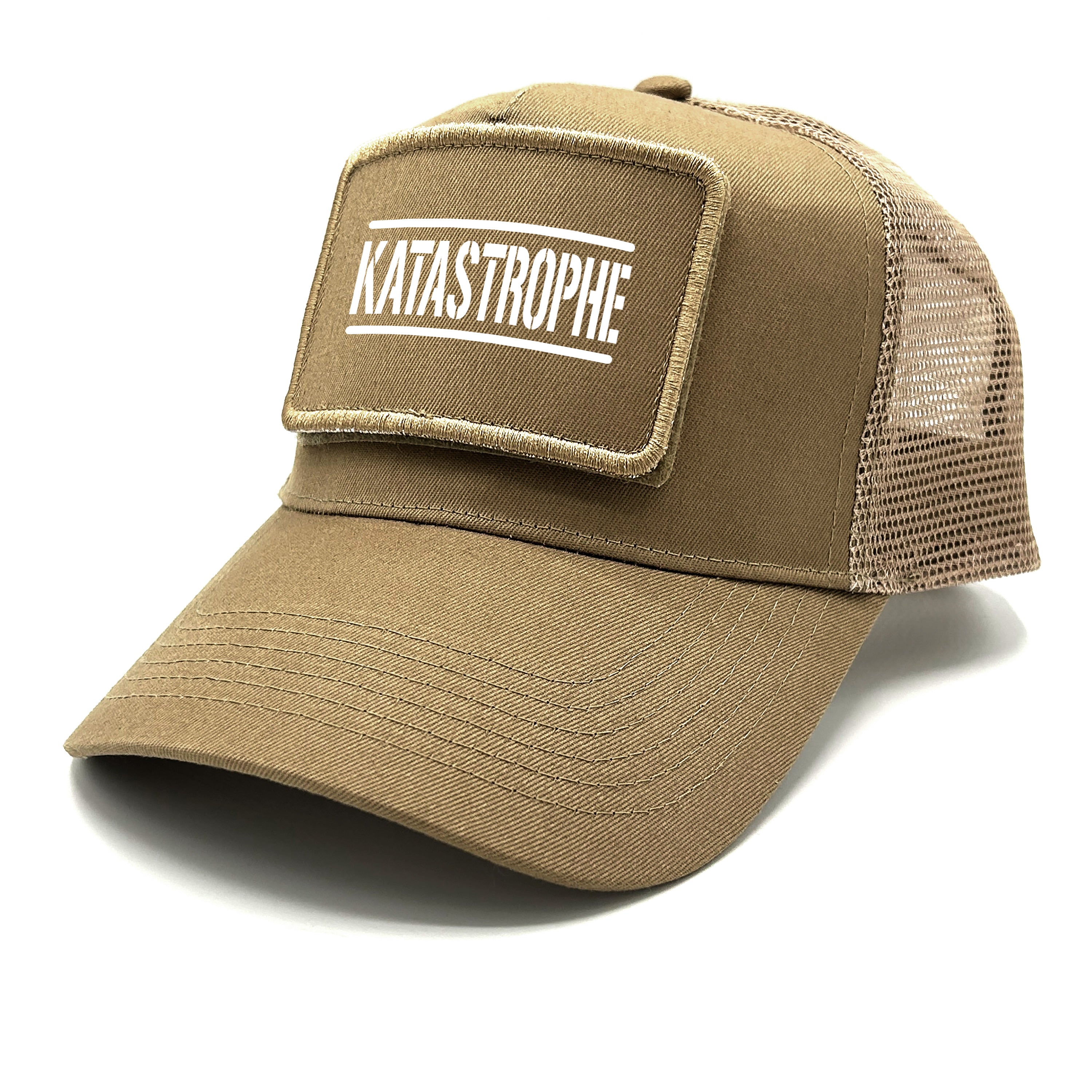 Trucker Mesh Cap mit Patch - KATASTROPHE - Farbwahl | Unisex | OneSize durch verstellbaren Klipp-Verschluss