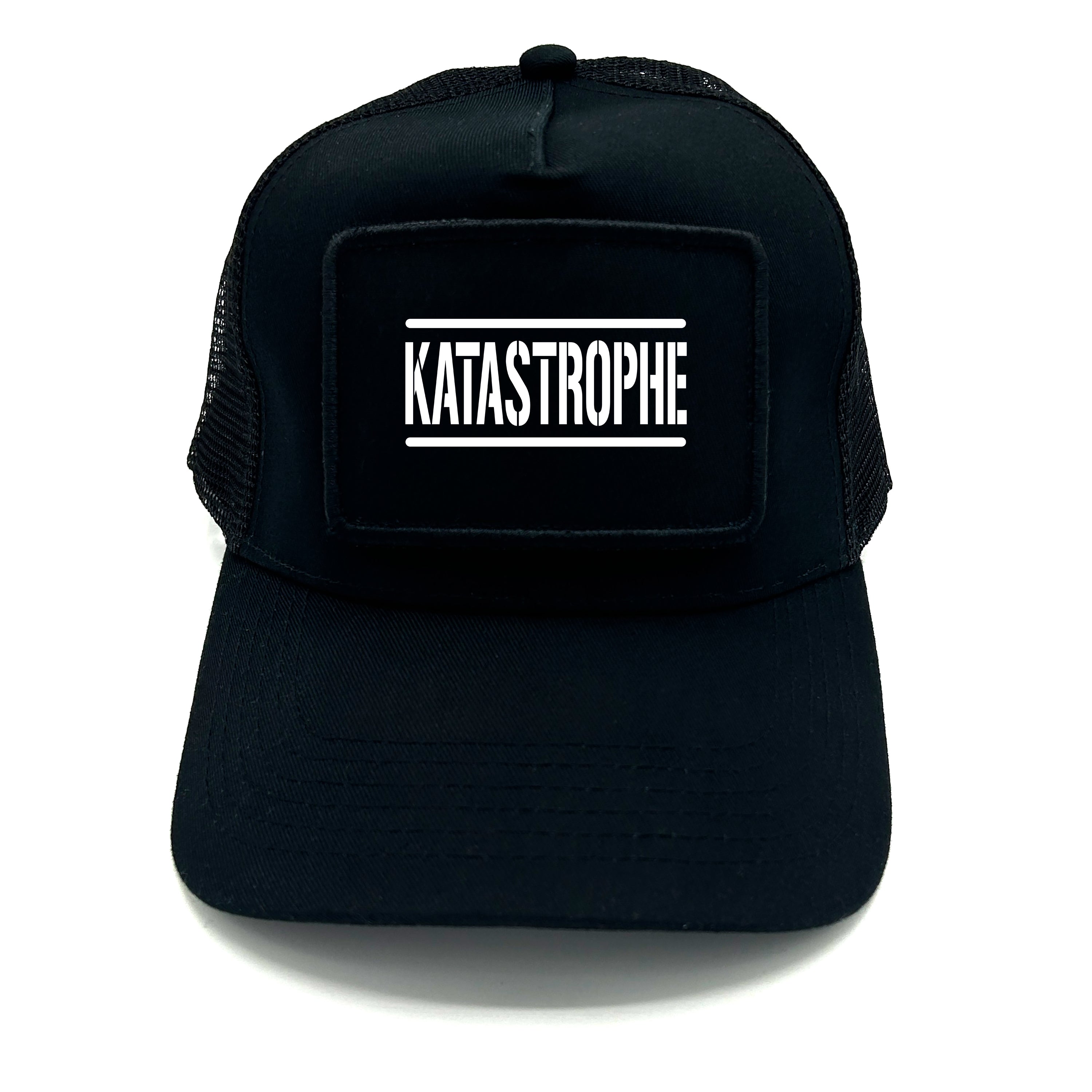 Trucker Mesh Cap mit Patch - KATASTROPHE - Farbwahl | Unisex | OneSize durch verstellbaren Klipp-Verschluss