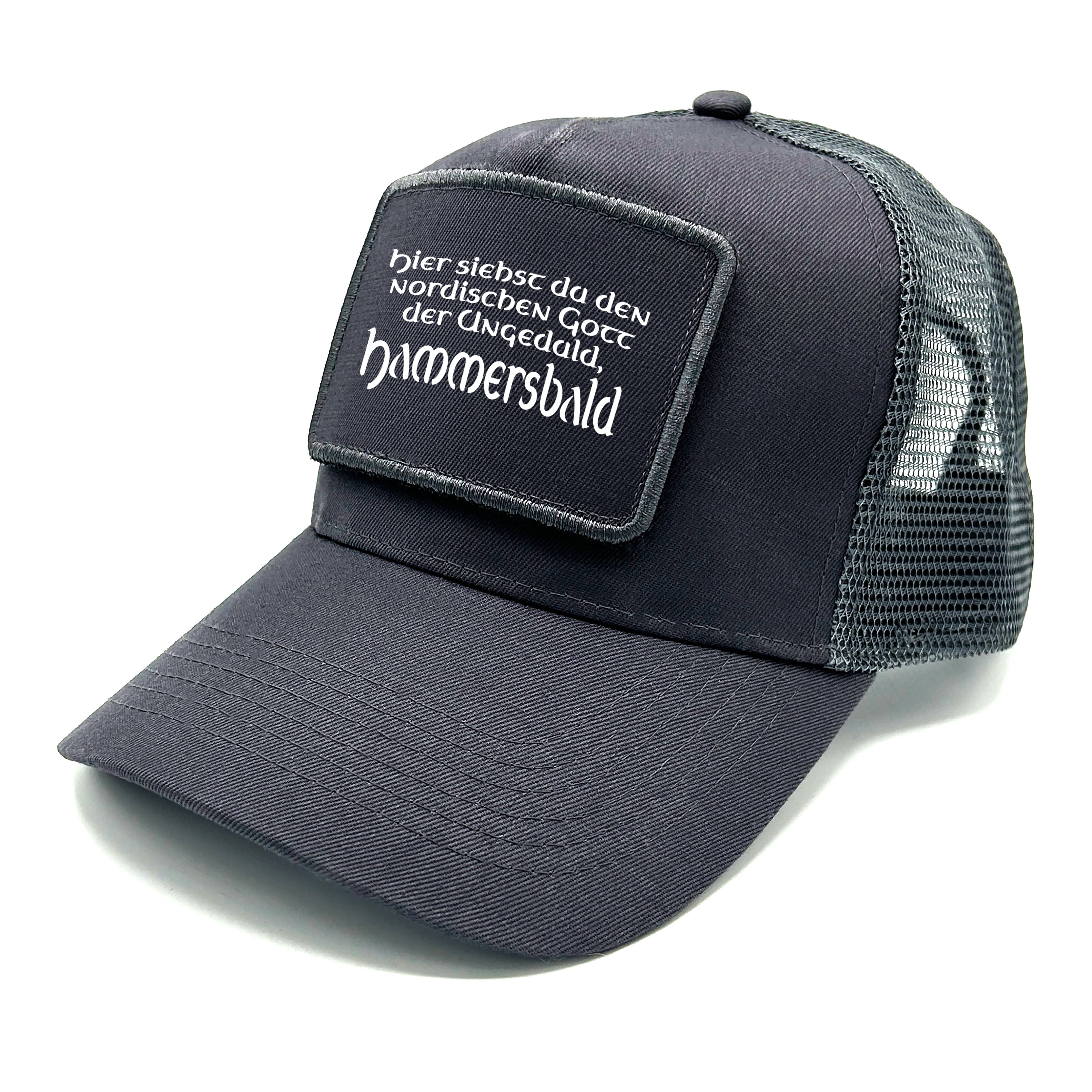 Trucker Mesh Cap mit Patch - Hammersbald - Farbwahl | Unisex | OneSize durch verstellbaren Klipp-Verschluss