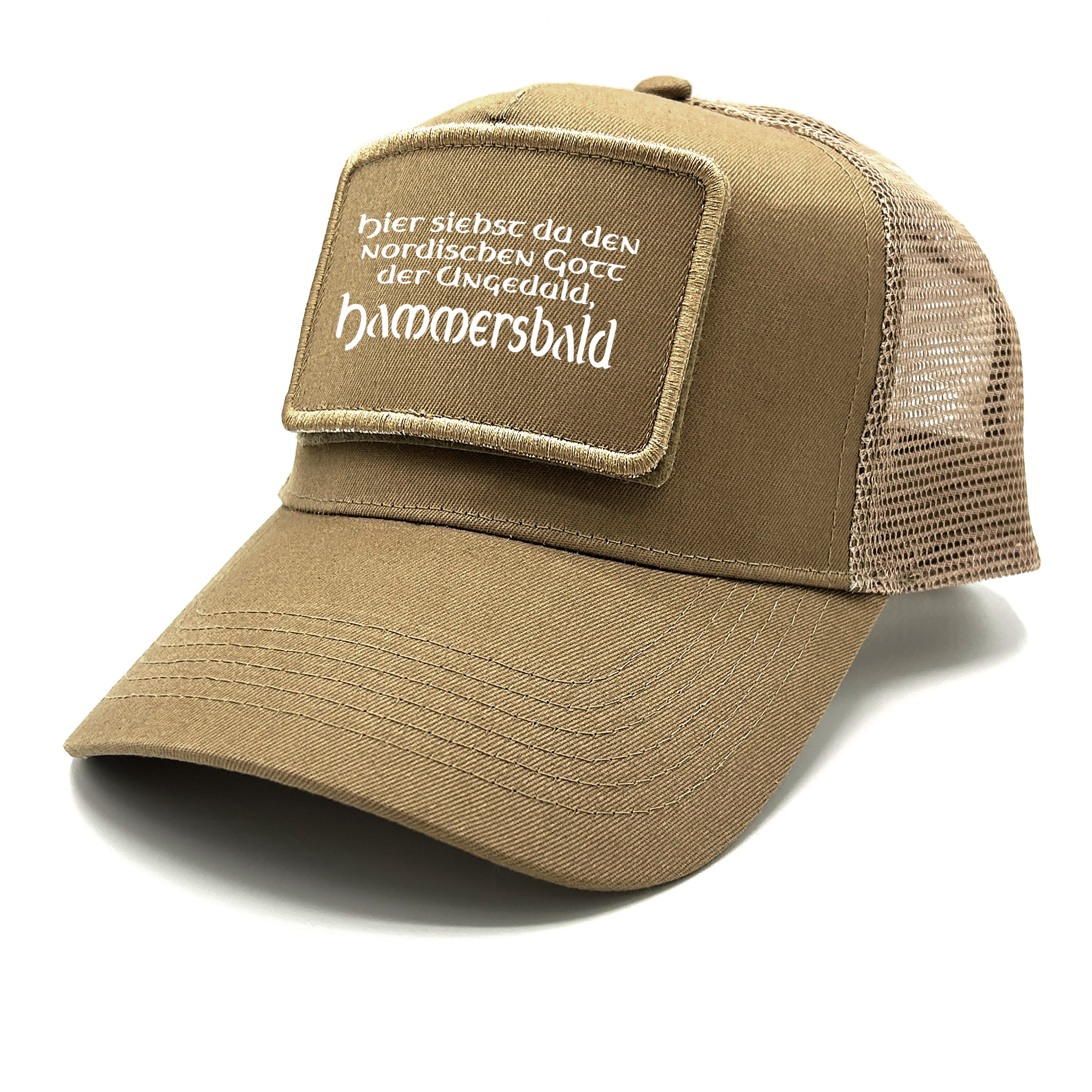 Trucker Mesh Cap mit Patch - Hammersbald - Farbwahl | Unisex | OneSize durch verstellbaren Klipp-Verschluss