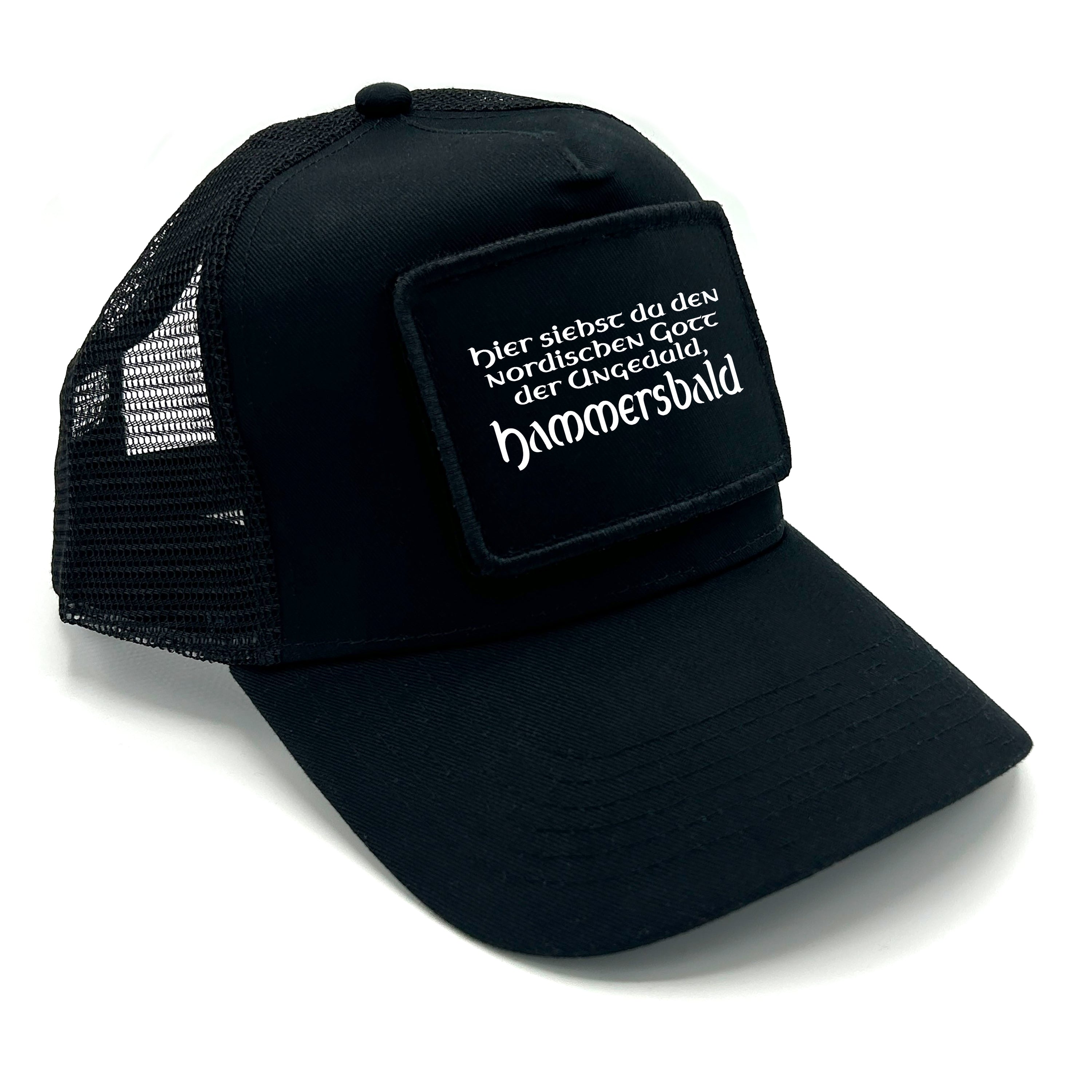 Trucker Mesh Cap mit Patch - Hammersbald - Farbwahl | Unisex | OneSize durch verstellbaren Klipp-Verschluss