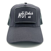 Trucker Mesh Cap mit Patch - Nö - Einfach nö - Farbwahl | Unisex | OneSize durch verstellbaren Klipp-Verschluss