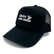 Trucker Mesh Cap mit Patch - Geiler Typ mit Glatze - Farbwahl | Unisex | OneSize durch verstellbaren Klipp-Verschluss