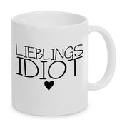 Tasse mit Motiv - Lieblings Idiot