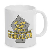 Tasse mit Motiv - La le lu, wenn dich einer nervt, schlag zu!