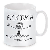 Tasse mit Motiv - Fick dich soooooo viel