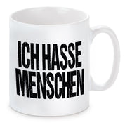 Tasse mit Motiv - Ich hasse Menschen