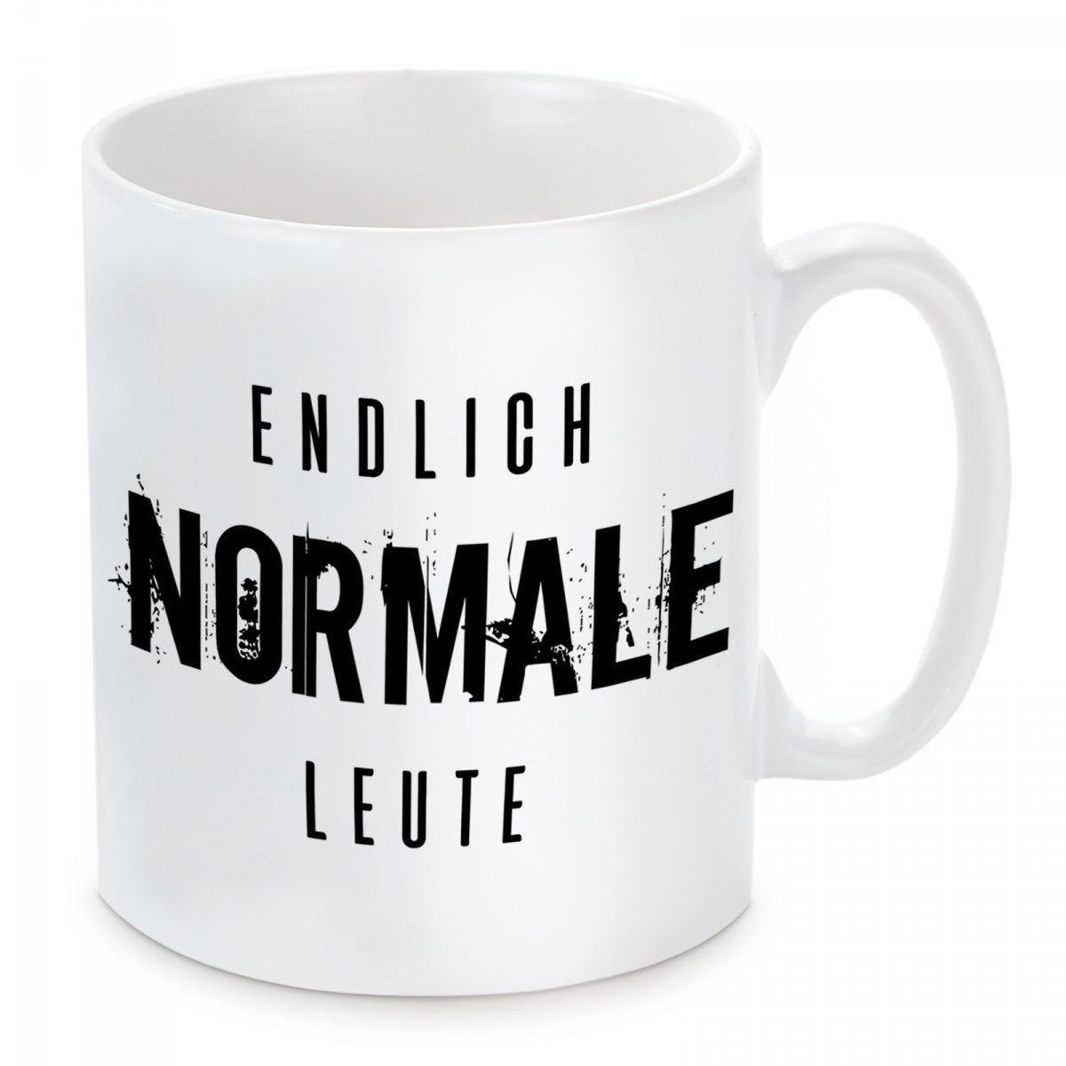 Tasse mit Motiv - Endlich normale Leute