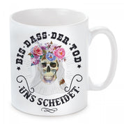2er Set Tassen mit Motiv - Bis dass der Tod uns scheidet