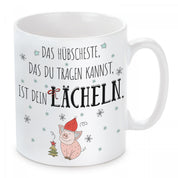 Tasse mit Motiv - Das hübscheste, was du tragen kannst, ist dein Lächeln