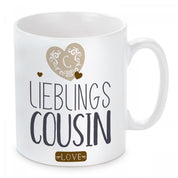 Tasse mit Motiv - Lieblingscousin LOVE