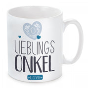 Tasse mit Motiv - Lieblingsonkel LOVE