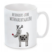 Tasse mit Motiv - Besonders liebe Weihnachtsgrüße