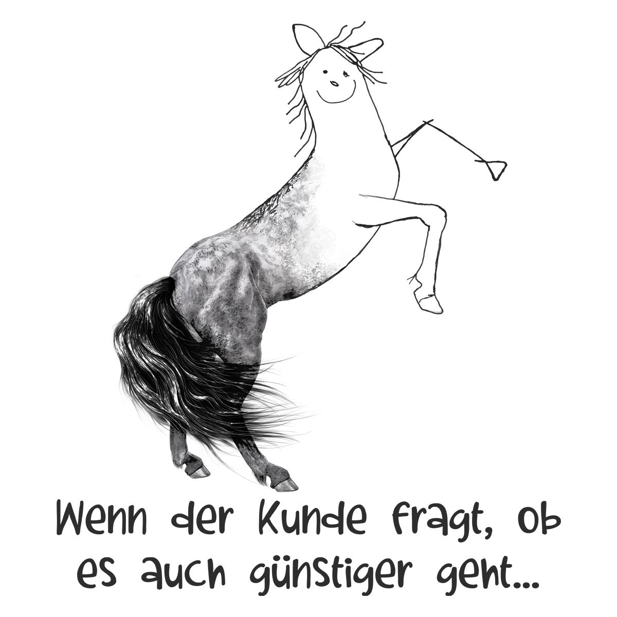 Tasse mit Motiv - Wenn der Kunde fragt, ob es auch günstiger geht...