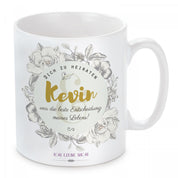 personalisierte Tasse mit Motiv - Dich zu heiraten war die beste Entscheidung meines Lebens "Wunschname"