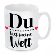 Tasse mit Motiv - Du bist meine Welt