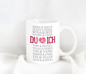 Tasse mit Motiv - Du & Ich
