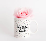 Tasse mit Motiv - Ich liebe Dich