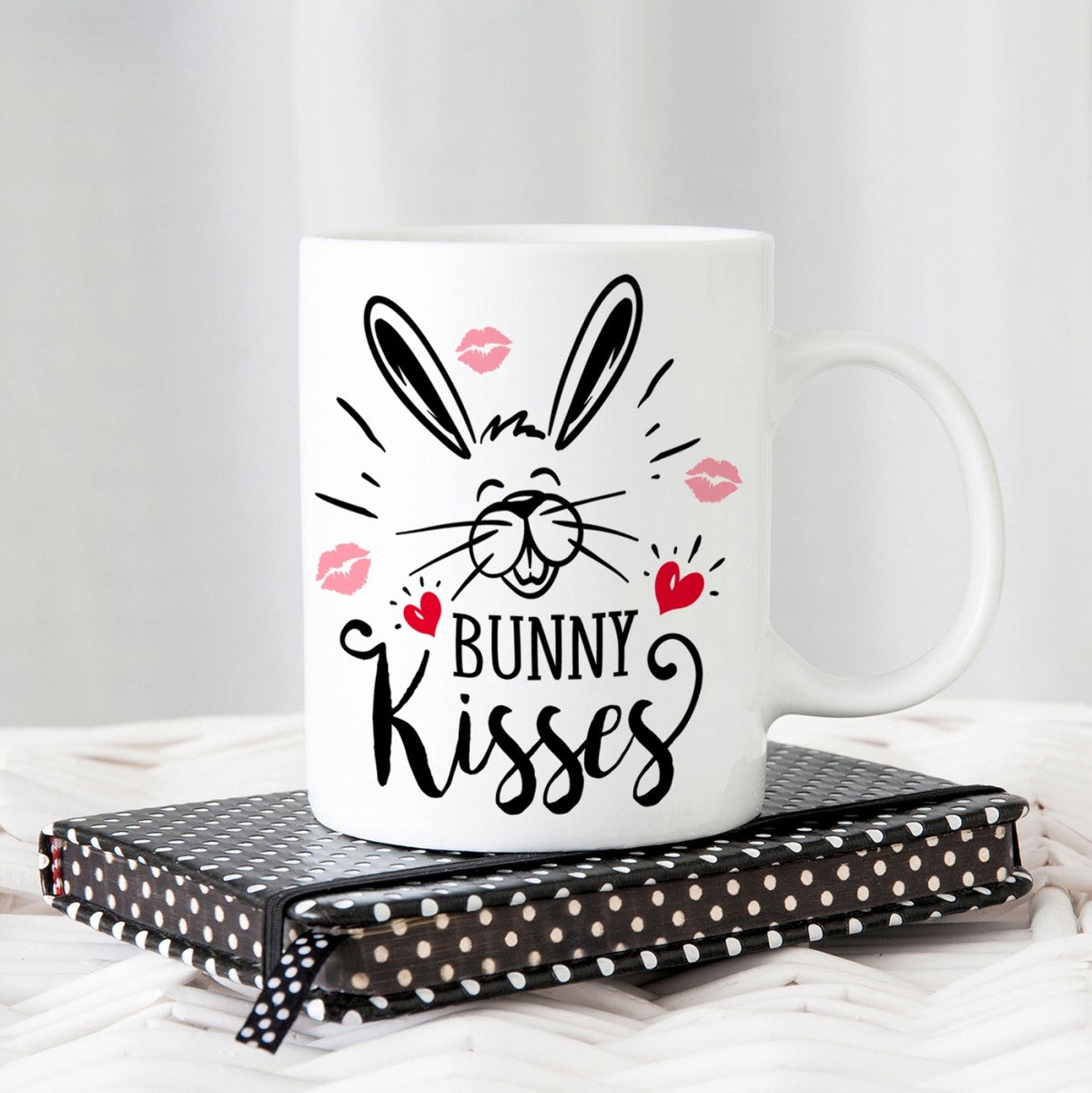 Tasse mit Motiv - Bunny Kisses