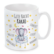 Tasse mit Motiv - Gute Nacht Kakao