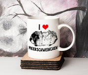 Tasse mit Motiv - Ich liebe Meerschweinchen