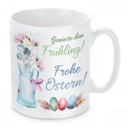 Tasse mit Motiv - Genieße den Frühling! Frohe Ostern!