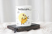 personalisierte Tasse mit Motiv - Hund "Wunschtext"