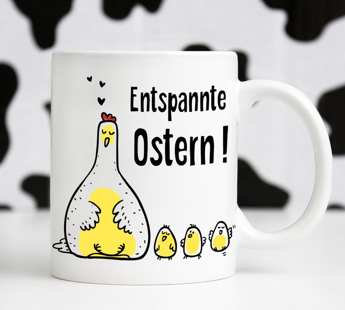 Tasse mit Motiv - Entspannte Ostern!