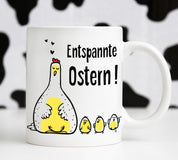 Tasse mit Motiv - Entspannte Ostern!