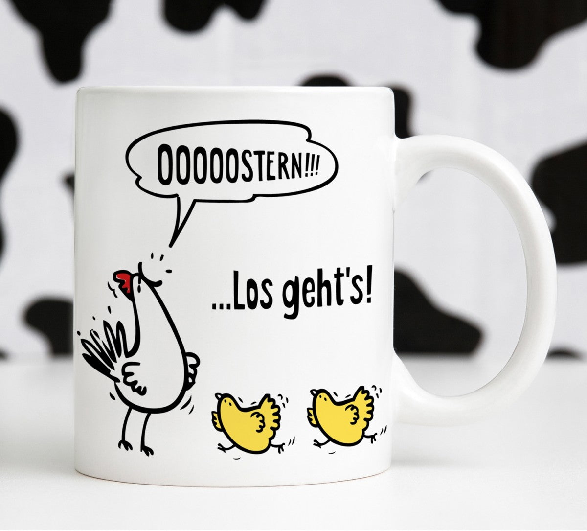 Tasse mit Motiv - Ooooostern! Los geht´s!