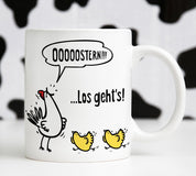 Tasse mit Motiv - Ooooostern! Los geht´s!