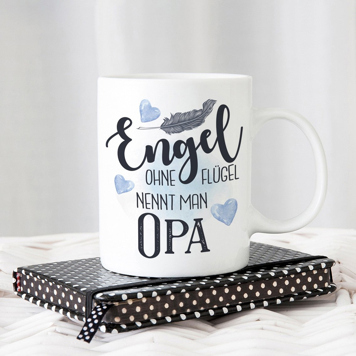 Tasse mit Motiv - Engel ohne Flügel nennt man Opa