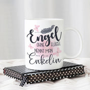 Tasse mit Motiv - Engel ohne Flügel nennt man Enkelin