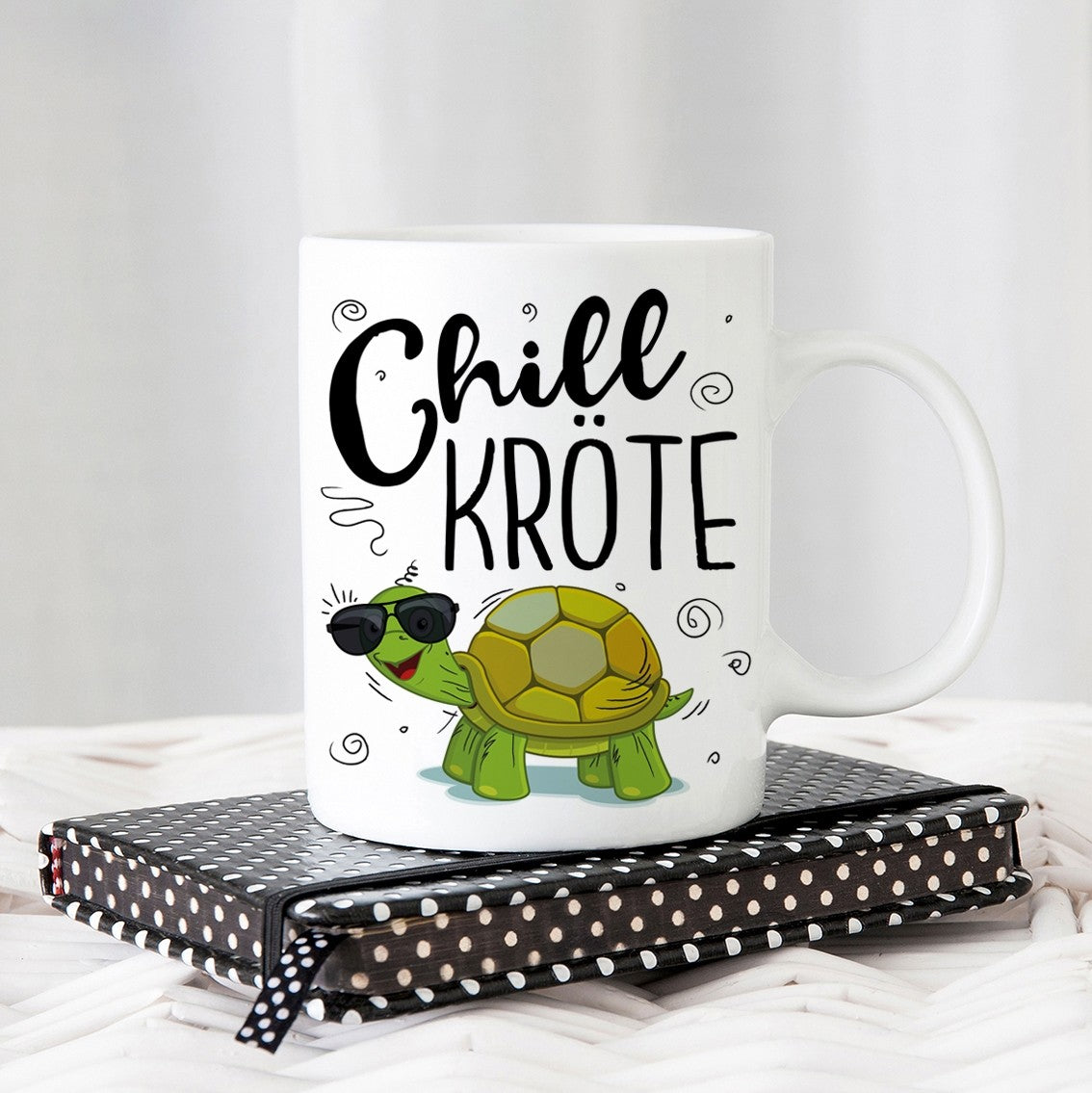 Tasse mit Motiv - Chillkröte